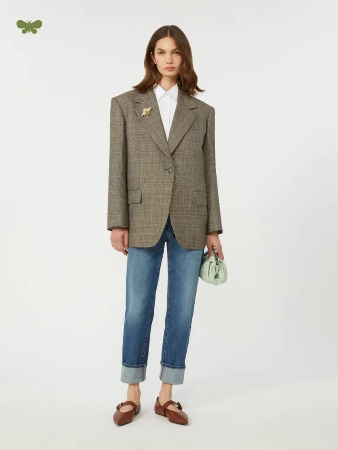 Jeans mit geradem Bein, marineblau Jeans mit geradem Bein, marineblau
