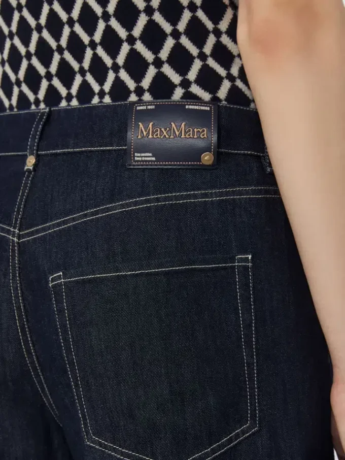 Jeans mit Umschlag, ultramarinblau Jeans mit Umschlag, ultramarinblau
