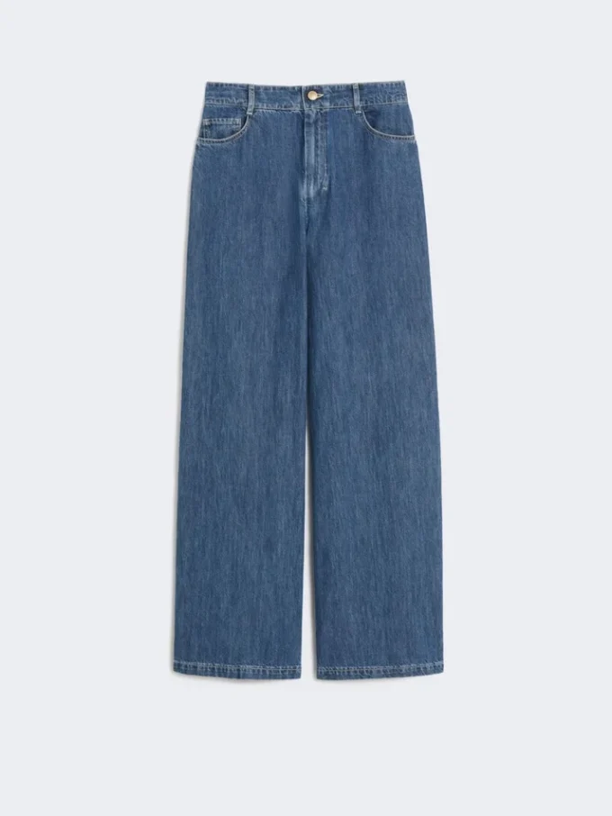 Jeans mit weitem Bein, mitternachtsblau Jeans mit weitem Bein, mitternachtsblau