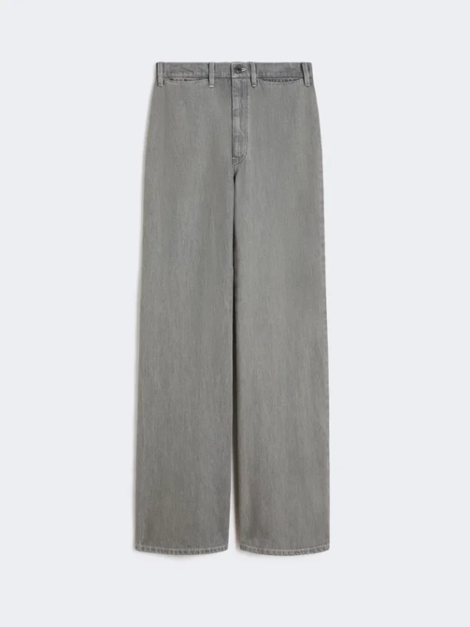 Jeanshose mit geradem Schnitt, schwarz Jeanshose mit geradem Schnitt, schwarz