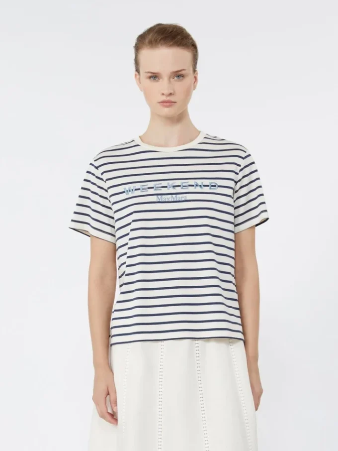 Jersey-T-Shirt mit Grafik, marineblau Jersey-T-Shirt mit Grafik, marineblau