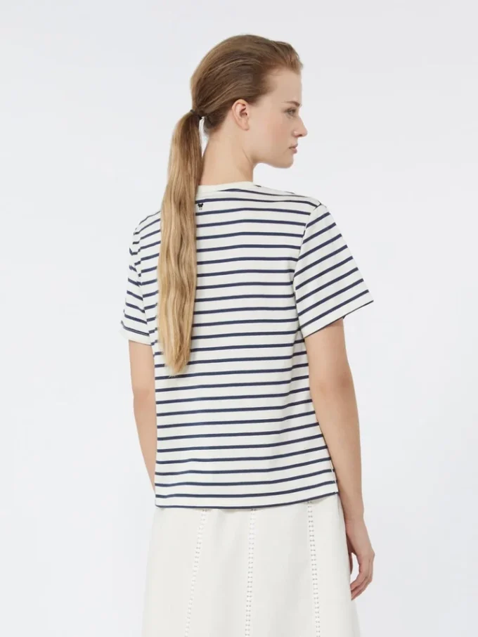 Jersey-T-Shirt mit Grafik, marineblau Jersey-T-Shirt mit Grafik, marineblau