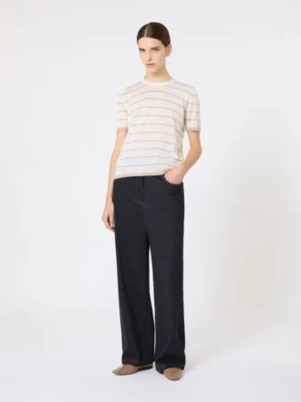 Jerseyhose im Denim-Look, ultramarinblau Jerseyhose im Denim-Look, ultramarinblau
