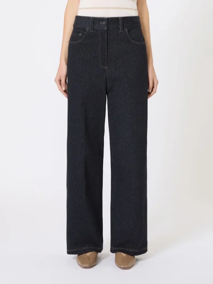 Jerseyhose im Denim-Look, ultramarinblau Jerseyhose im Denim-Look, ultramarinblau