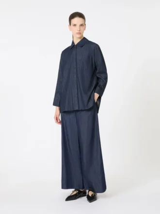 Jogginghose aus Denim, mitternachtsblau