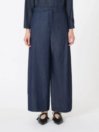 Jogginghose aus Denim, mitternachtsblau