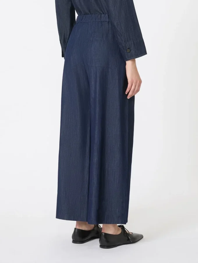 Jogginghose aus Denim, mitternachtsblau