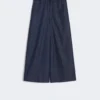 Jogginghose aus Denim, mitternachtsblau