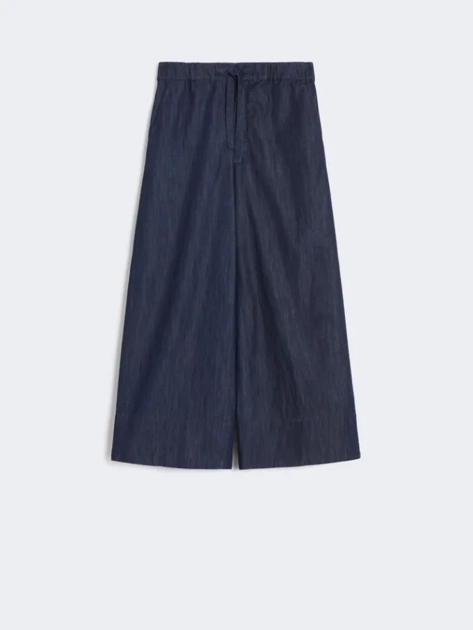 Jogginghose aus Denim, mitternachtsblau