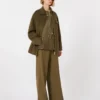 Jogginghose aus Wollstoff, khaki Jogginghose aus Wollstoff, khaki