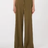 Jogginghose aus Wollstoff, khaki Jogginghose aus Wollstoff, khaki