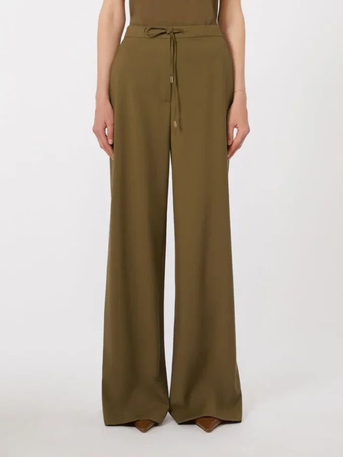 Jogginghose aus Wollstoff, khaki Jogginghose aus Wollstoff, khaki