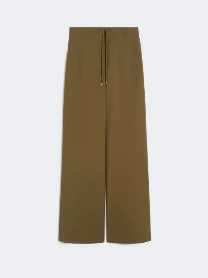 Jogginghose aus Wollstoff, khaki Jogginghose aus Wollstoff, khaki