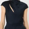 Jumpsuit aus Envers-Satin, mitternachtsblau Jumpsuit aus Envers-Satin, mitternachtsblau