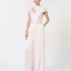 Jumpsuit aus Envers-Satin, rosa
