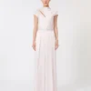 Jumpsuit aus Envers-Satin, rosa