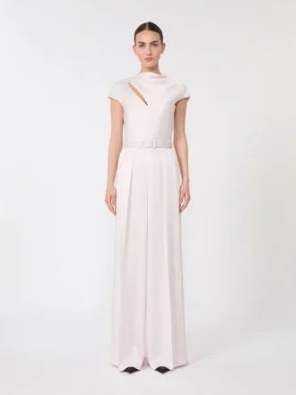 Jumpsuit aus Envers-Satin, rosa