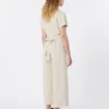 Jumpsuit aus Viskose und Leinen, Batavia, beige Jumpsuit aus Viskose und Leinen, Batavia, beige