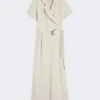 Jumpsuit aus Viskose und Leinen, Batavia, beige Jumpsuit aus Viskose und Leinen, Batavia, beige