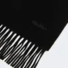 Kaschmir-Stola mit Logo, schwarz Kaschmir-Stola mit Logo, schwarz