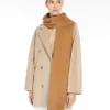 Kaschmir-Stola mit Monogramm-Stickerei, beige Kaschmir-Stola mit Monogramm-Stickerei, beige