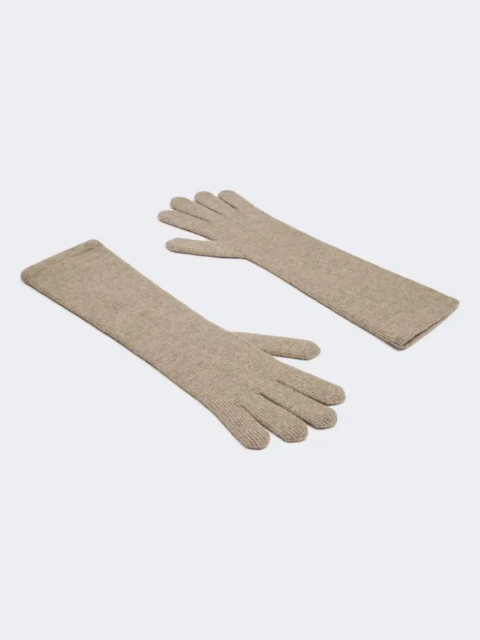 Kaschmirhandschuhe, beige Kaschmirhandschuhe, beige