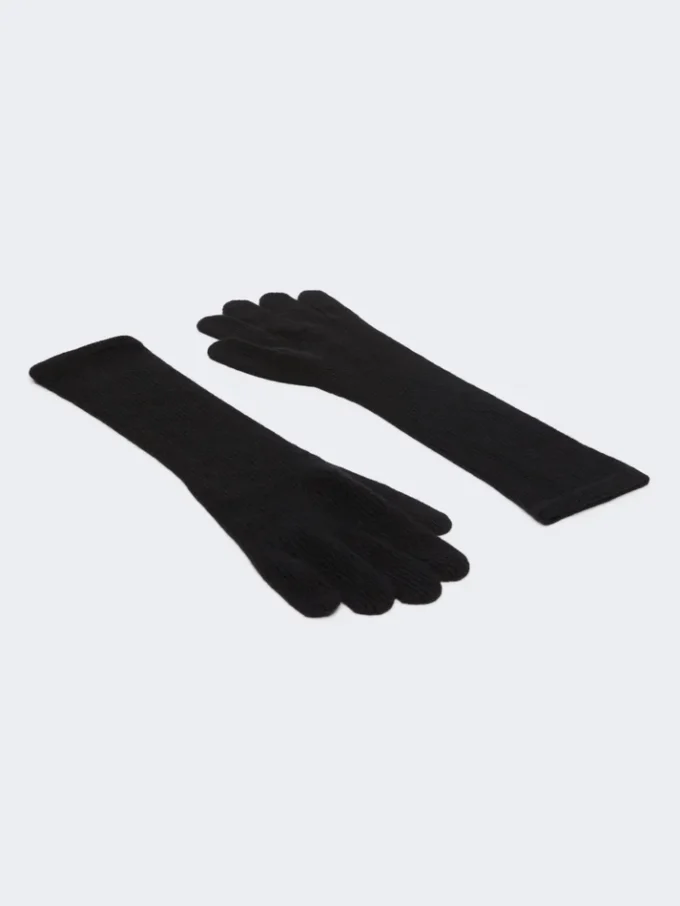 Kaschmirhandschuhe, schwarz Kaschmirhandschuhe, schwarz