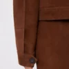 Kastenförmige Jacke aus Wildleder, schokoladenbraun Kastenförmige Jacke aus Wildleder, schokoladenbraun