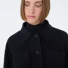 Kastenförmige Jacke aus Wolle und Kaschmir, ultramarinblau Kastenförmige Jacke aus Wolle und Kaschmir, ultramarinblau