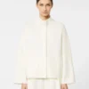 Kastenförmiger Cardigan aus Wolle, Seide