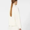 Kastenförmiger Cardigan aus Wolle, Seide