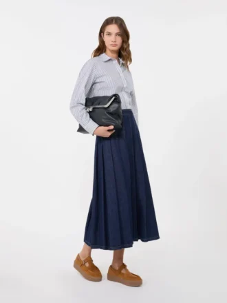 Klassisches Baumwollhemd, marineblau Klassisches Baumwollhemd, marineblau