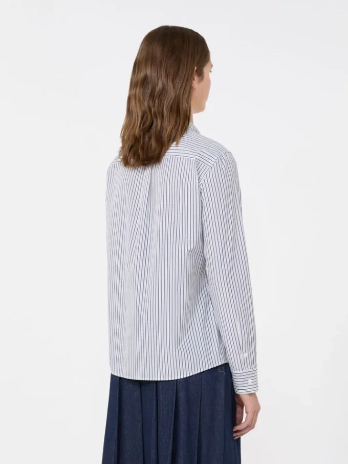Klassisches Baumwollhemd, marineblau