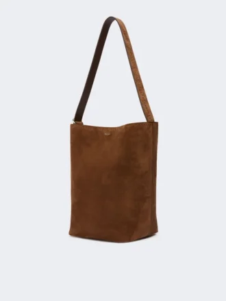 kleine archetipo tasche aus spaltleder dunkelbraun 2 330x440 - Kleine Archetipo-Tasche aus Spaltleder, dunkelbraun