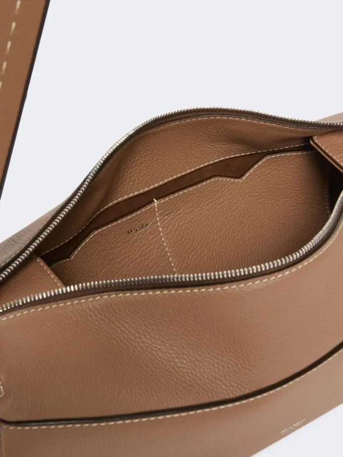 Kleine Leder-Umhängetasche, braun Kleine Leder-Umhängetasche, braun