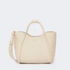 Kleine Marine-Ledertasche, Eis Kleine Marine-Ledertasche, Eis