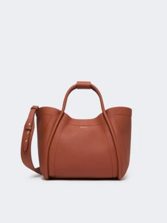 Kleine Marine-Ledertasche, rostrot