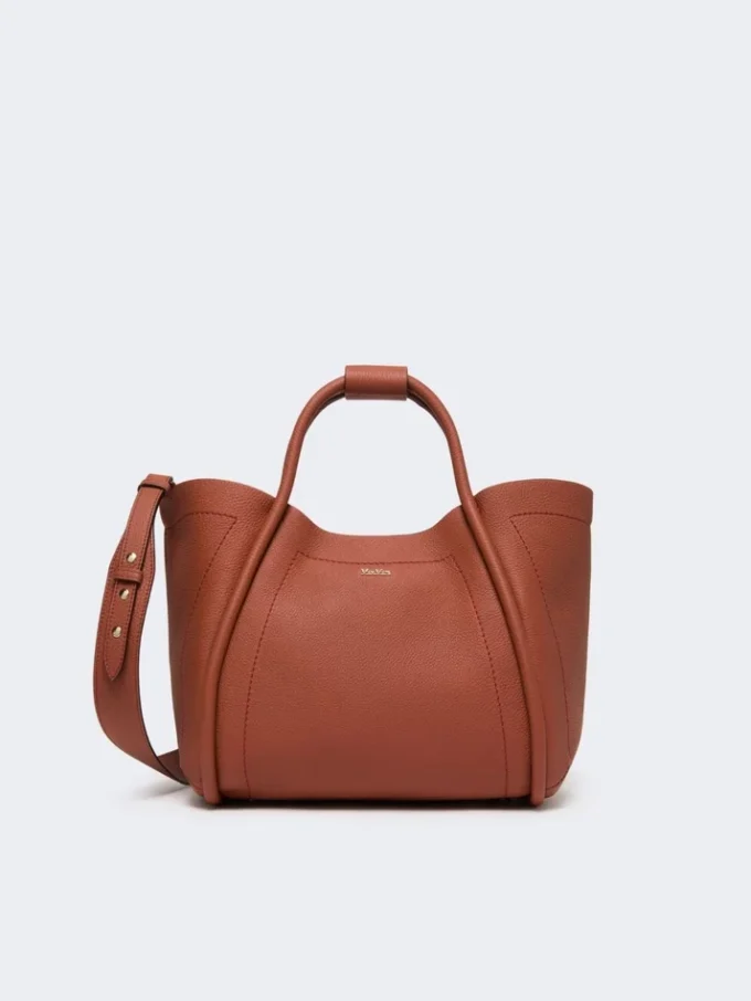Kleine Marine-Ledertasche, rostrot