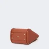 Kleine Marine-Ledertasche, rostrot