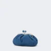 Kleine Pasticcino-Tasche aus Wildleder, kornblumenblau Kleine Pasticcino-Tasche aus Wildleder, kornblumenblau