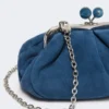 Kleine Pasticcino-Tasche aus Wildleder, kornblumenblau Kleine Pasticcino-Tasche aus Wildleder, kornblumenblau