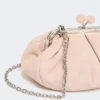 Kleine Pasticcino-Tasche aus Wildleder, puderfarben Kleine Pasticcino-Tasche aus Wildleder, puderfarben