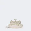 Kleine Satin-Pasticcino-Tasche mit Strassverzierung, Antikrosa Kleine Satin-Pasticcino-Tasche mit Strassverzierung, Antikrosa
