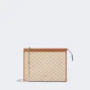 Kleine Tasche aus Baumwolljacquard, haselnussbraun Kleine Tasche aus Baumwolljacquard, haselnussbraun