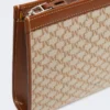 Kleine Tasche aus Baumwolljacquard, haselnussbraun Kleine Tasche aus Baumwolljacquard, haselnussbraun