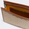 Kleine Tasche aus Baumwolljacquard, haselnussbraun Kleine Tasche aus Baumwolljacquard, haselnussbraun
