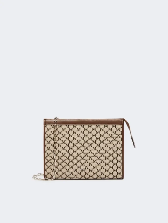 Kleine Tasche aus Baumwolljacquard, schwarz Kleine Tasche aus Baumwolljacquard, schwarz