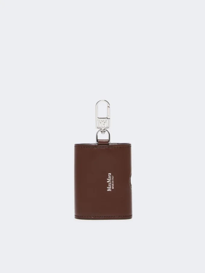 Kopfhörertasche aus Leder, Farbe: Kakao Kopfhörertasche aus Leder, Farbe: Kakao