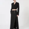 Kurze Jersey-Jacke, schwarz Kurze Jersey-Jacke, schwarz