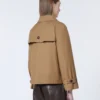 Kurzer, wasserabweisender Trenchcoat aus Twill, braun Kurzer, wasserabweisender Trenchcoat aus Twill, braun